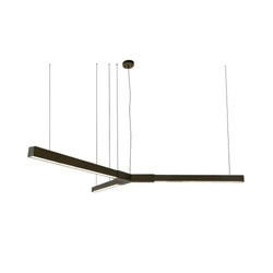 TRIKAL Z - lampa zwieszana - mosiądz patyna mat - średnica 174 cm - 3000K (5222) - ANTIGO