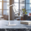 FLOWER WHITE CHROME LAMPKA GABINETOWA 1xGU10 (ML0276) - Milagro
