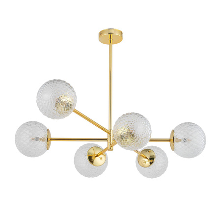 Lampa sufitowa CADIX złota 6 PŁ (4606) - TK Lighting