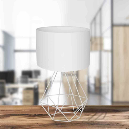 Lampka nocna BASKET WHITE 1xE27 (MLP7193) - Milagro