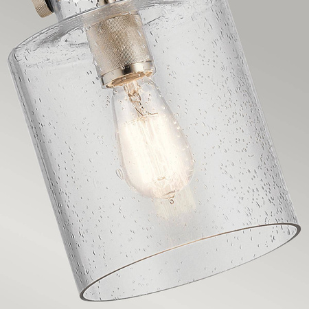 Lampa wisząca Kitner - 1 źródło światła - Polerowany nikiel (QN-KITNER-P-PN) - Quintiesse