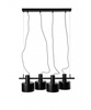Lampa wisząca Enkel 4 z oplotem poliestrowym czarnym (EN4422P0) - Ummo
