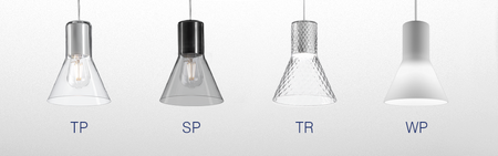 Lampa Wisząca MODERN GLASS Flared LED Kol. Miedziany 4000K TR (59845-M940-D9-00-17) - AqForm