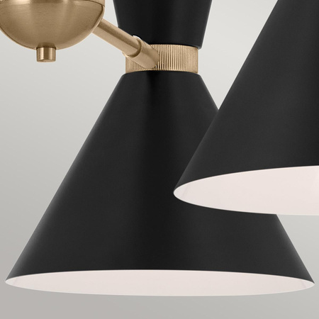 Żyrandol Phix - 6 źródeł światła - Szampański brąz (KL-PHIX-3-CBB) - Elstead Lighting