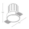 TRIMLESS SPOT LED 9W BLACK (S096-B Zambelis) - Zambelis