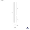 KINKIET STICK lewostronny (0050.11) - Vivida