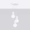 Lampa wisząca HALO 3P biała (SL.1710) - Sollux Lighting
