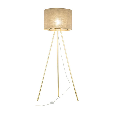 UMBERTO LINEN GOLD LAMPA PODŁOGOWA 1 (16036) - TK Lighting
