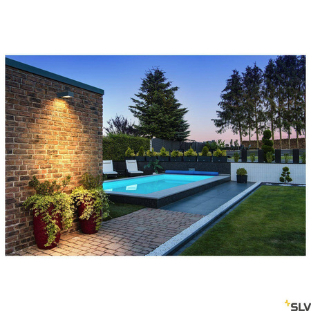 ESKINA FRAME WL, zewnętrzna oprawa ścienna LED, podwójna, kolor antracytowy, przełącznik CCT, 3000/4000 K (1004748) - SLV