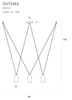 Lampa wisząca SISTEMA (P0399) - MAXlight