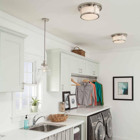 Lampa wisząca  Baskin (FE-BASKIN-P-B-PN) - Elstead Lighting