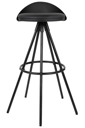 Krzesło barowe LANZA 76 czarne (301-CCV) - King Home