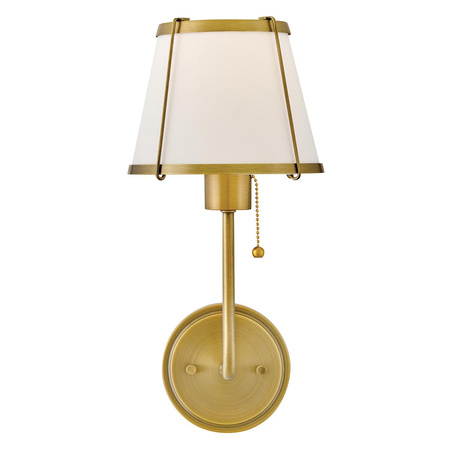 Kinkiet Clarke - 1 źródło światła - Przyciemniany mosiądz (HK-CLARKE1-DBR-OW) - Elstead Lighting