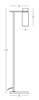 FLOOR LAMP E14 SANDY BLACK ANTIQUE BRASS (22136 Zambelis) - Zambelis