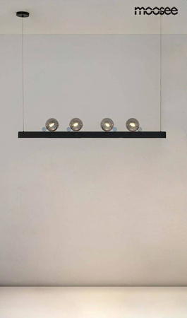 MOOSEE lampa wisząca LINEAL czarna (MSE010100270) - Moosee