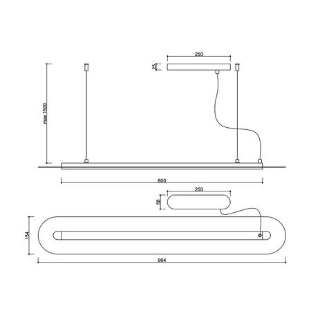 SENKEI A oliwkowa sufitowa lampa wisząca (SNA61414P2) - Ummo