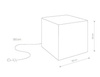 ZEWNĘTRZNE STOJĄCE CUMULUS CUBE L (8965) - Nowodvorski