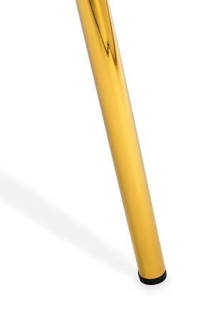 Krzesło MARGO ciemny niebieski - welur, podstawa złota (KH121100121.64) - King Home