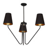 Żyrandol VICTORIA BLACK 3xE27 (MLP4912) - Eko-Light
