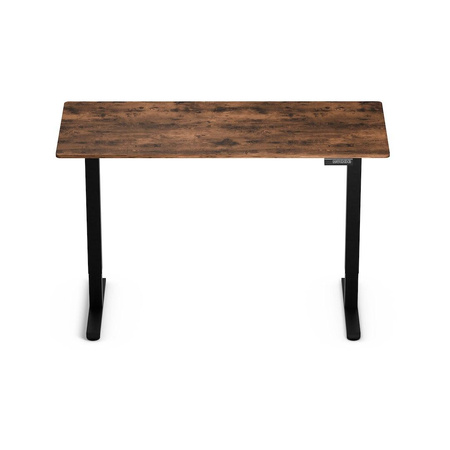 Regulowane biurko gamingowe Control Lite 140 Czarny/Rustykalny (LV1714) - LVN SYSTEM