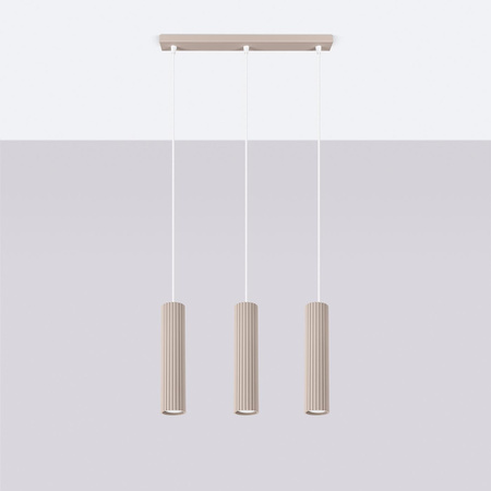 Lampa wisząca KARBON 3L taupe (SL.1774) - Sollux Lighting