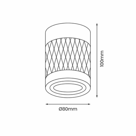 Bima Arte Round White 1xGU10 (ML7686) - ECO-LIGHT