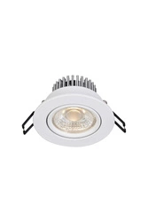 HERA Downlight 3-Komplet Biały