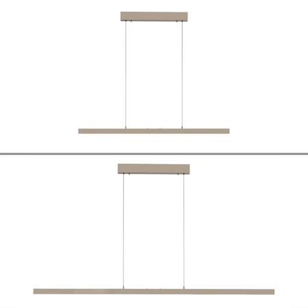 Rozsuwana i regulowana lampa wisząca ADRIANA COMFORT LIFT MOSIĄDZ (2598-97) - Paul Neuhaus
