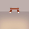 Plafon KARBON 2 ochra czerwona (SL.1637) - Sollux Lighting