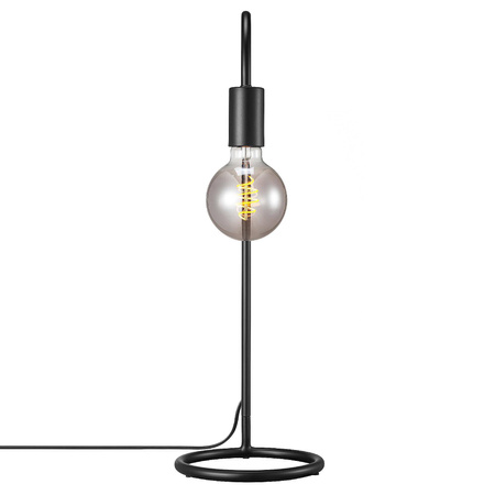 Lampa stołowa do dekoracyjnej żarówki PACO Nordlux E27 25W Metal Czarny