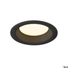 DOWNLIGHT V 100, lekko wpuszczana osłona czarna (1007479) - SLV