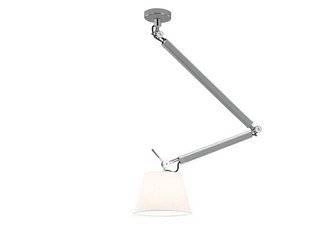 Lampa wisząca ZYTA S PENDANT ALU stelaż aluminium AZ 2298 + AZ 2602 klosz biały | white - średnica 26  - Azzardo - żyrandol