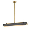 Ekskluzywna lampa ledowa Valise skóra smokingowa (QN-VALISE-LP80-VBS-TL) - Quintiesse