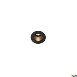 HORN MINI, lampa sufitowa wpuszczana, LED, 3000K, kolor czarny, 12° (1000915) - SLV