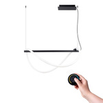 Lampa wisząca GALAKSE 84 czarna LED 2700-6500K (TH.279) - Thoro Lighting