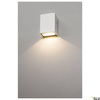 QUAD 1, lampa ścienna, LED, 3000K, IP44, kwadratowa, biała, 4,6 (232461) - SLV