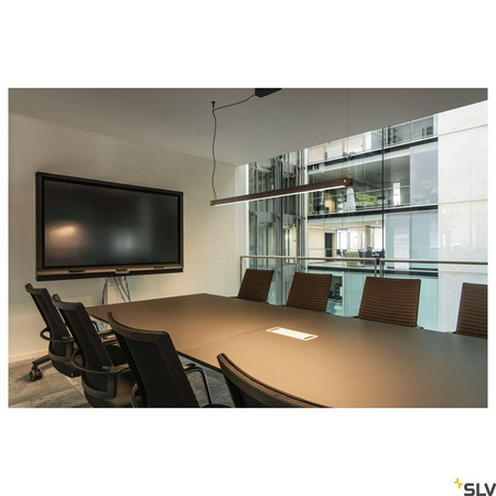 NOYA PD PHASE, wewnętrzna lampa wisząca LED, czarna, przełącznik CCT 2700/3000 K (1003530) - SLV