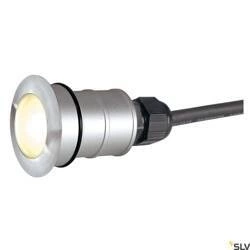 POWER TRAIL-LITE 42, zewnętrzna lampa gruntowa wpuszczana, LED, 3000 K, IP67, okrągła, stal nierdzewna 316 (228332) - SLV
