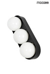 Lampa ścienna DROPS 3 czarna (MSE010100272) - Moosee