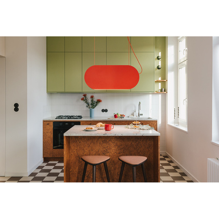 MALUMI A granatowa sufitowa lampa wisząca (MLA61313P2) - Ummo
