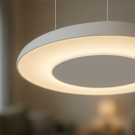 Lampa wisząca Piattino Biały 30W LED 3000K-4000k-6000K (ML1813) - Milagro
