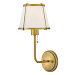 Kinkiet Clarke - 1 źródło światła - Przyciemniany mosiądz (HK-CLARKE1-DBR-OW) - Elstead Lighting