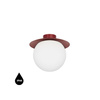 KUUL C burgundowa lampa sufitowa / plafon z podwyższoną szczelnością IP44 (KLC140S0) - Ummo