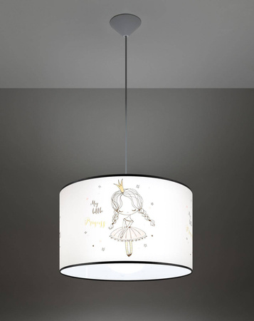 Lampa wisząca do pokoju dziecka bajkowy wzór PRINCESS 40 (SL.1415) - Sollux Lighting