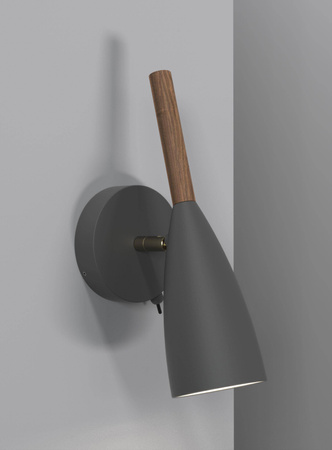 Lampa ścienna PURE Nordlux GU10 8W Metal Szary
