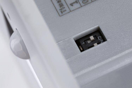 Oprawa przyschodowa EDGE LED czujnik ruchu i zmierzchu kwadrat 1x1,2W 120lm 2700K 230V biały  / tworzywo sztuczne (PL93133) - PAULMANN