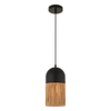 PENDANT LIGHT E27 MAX 11W METAL-PAPER,BLACK-NATURAL (23071 Zambelis) - Zambelis