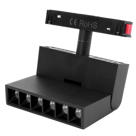 Lampa z diodami do szyn magnetycznych łamana 6W 3000K DDCX-GDZD6 - DomenoLED