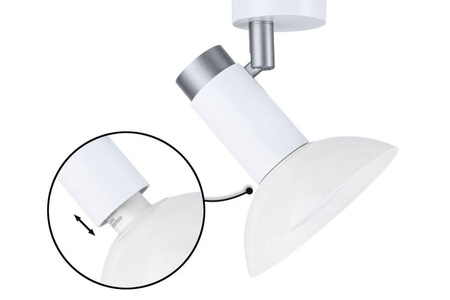 Reflektor RUNA GU10 max.1x20W biały/szary 230V metal (PL79523) - PAULMANN