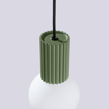 Lampa wisząca HALO 1 zielona oliwka (SL.1724) - Sollux Lighting